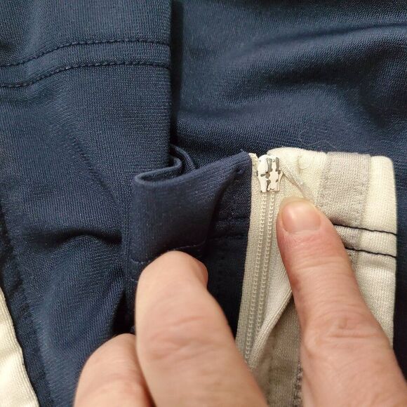 Vintage Nike tracksuit pants w/metal bottom zippers, adjustable waist - Large - Picture 7 of 8